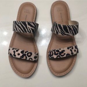 Women’s size 7 animal print sandals